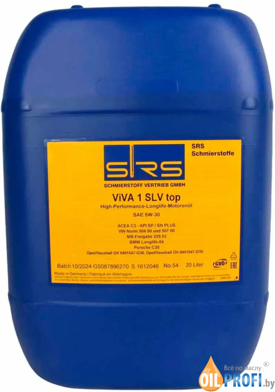 SRS ViVA 1 SLV TOP 5W-30 20л