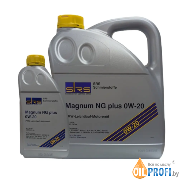 SRS MAGNUM NG PLUS 0W-20 5л (4л+1л)