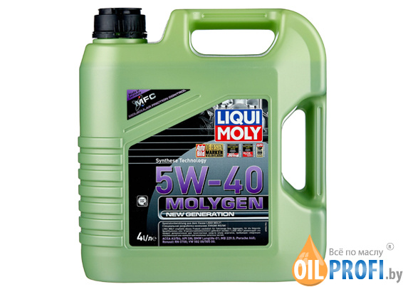 LIQUI MOLY Molygen New Generation 5W-40 4л