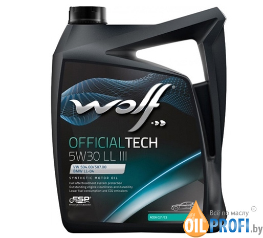 Wolf OfficialTech Long Life III 5W-30 4л