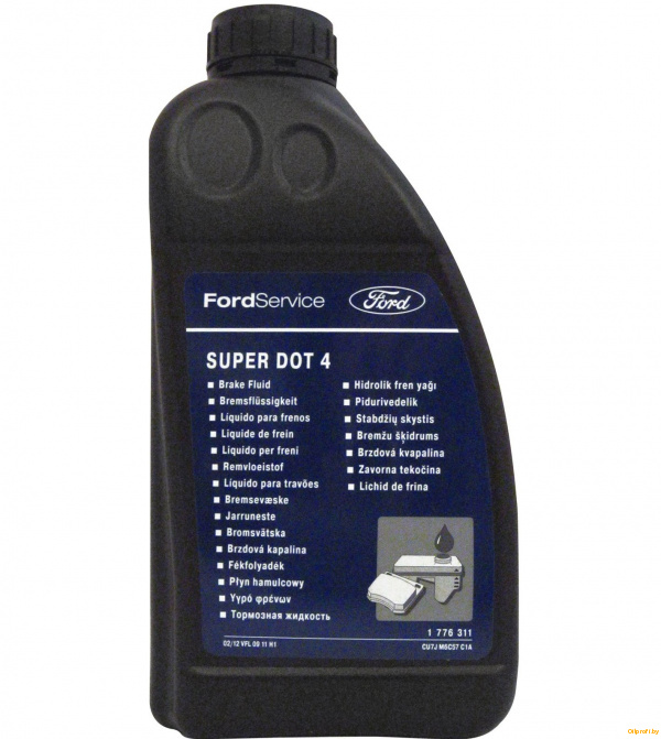Тормозная жидкость FORD Super DOT-4, 1л