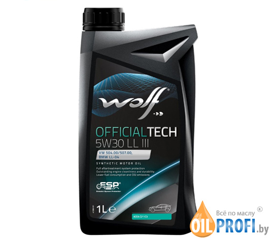 Wolf OfficialTech Long Life III 5W-30 1л