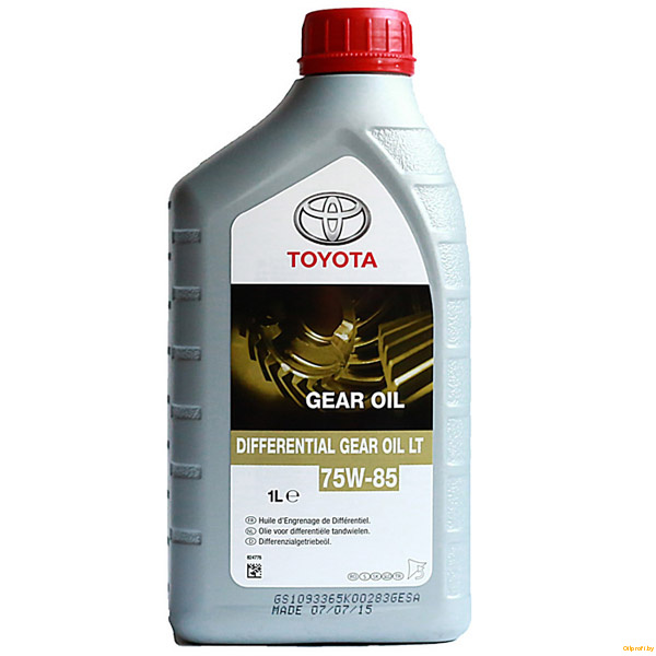 TOYOTA Defferential Gear Oil LT, 75W-85, 1л 