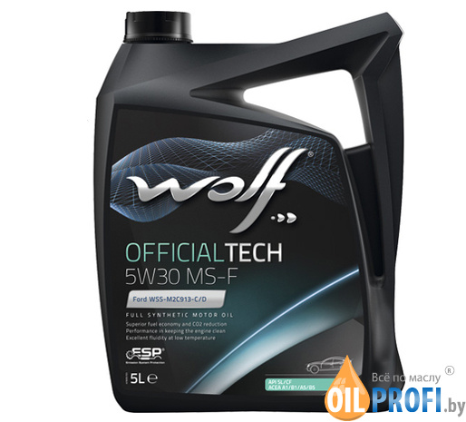 Wolf OfficialTech 5W30 MS-F 5л