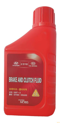 Томозная жидкость Hyundai Brake Fluid DOT-3, 0.5л