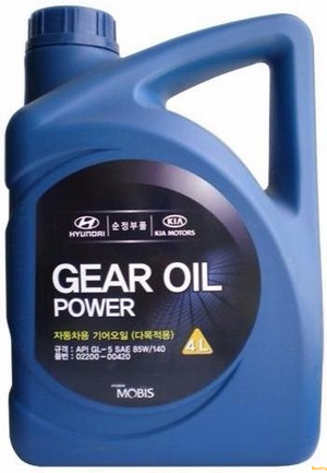 HYUNDAI Gear Oil Power 85W-140, 4л