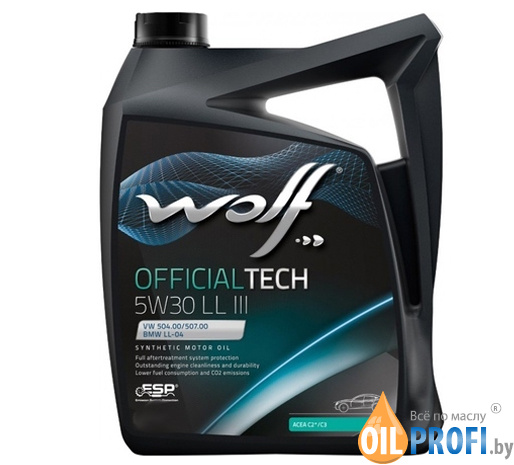 Wolf OfficialTech Long Life III 5W-30 5л