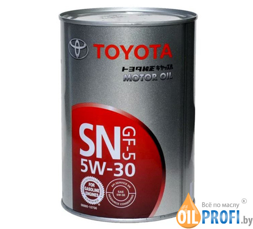 TOYOTA 5W30 Motor Oil SN GF-5 1л