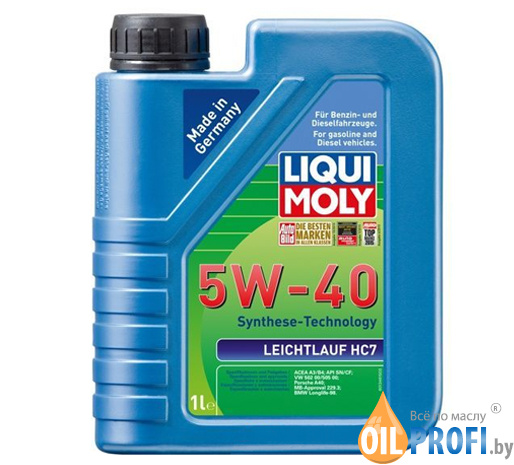 LIQUI MOLY Leichtlauf HC7 5W-40 1л