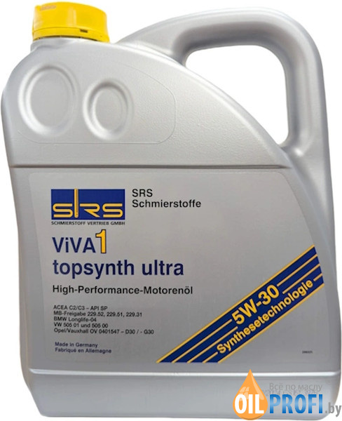 SRS Viva 1 topsynth ultra  5W-30  4л
