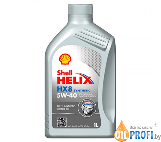 Shell Helix HX8 Synthetic 5W40 1л