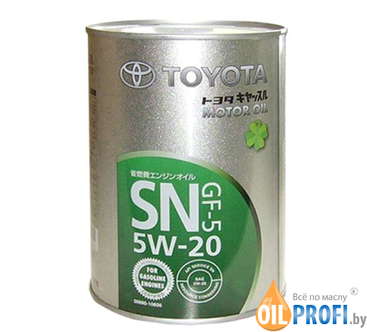 TOYOTA 5W20 Motor Oil SN GF-5 1л