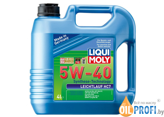 LIQUI MOLY Leichtlauf HC7 5W-40 4л